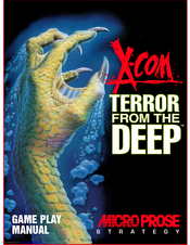 Micro Prose X-COM-TERROR FROM THE DEEP Manual