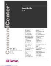 Raritan COMMANDCENTER 2.20 - User Manual