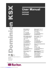 Raritan Dominion KSX DKSX440 User Manual