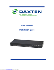 DAXTEN SCOUTCOMBO 8 - Installation Manual