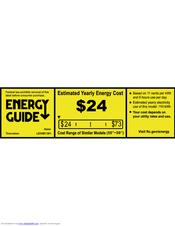 Haier LE55B1381 Energy Manual