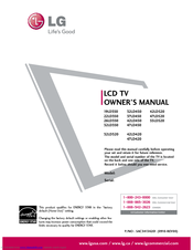LG 26LD350C Owner's Manual