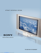 Sony FWD-42PV1/S Specifications