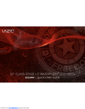 Vizio E322MV Quick Start Manual