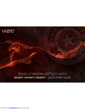 Vizio E370VT Quick Start Manual