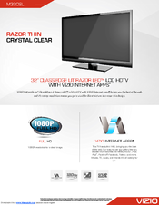 Vizio M320SL Manuals | ManualsLib