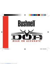 Bushnell 32-3950B Owner's Manual
