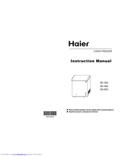Haier BD-206G Instruction Manual