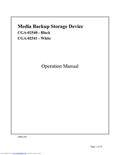 Polaroid CGA-02541 Operation Manual