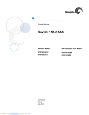 Seagate 15K.2 - Savvio 146.8 GB Hard Drive Product Manual