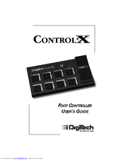 DIGITECH CONTROL X Manual
