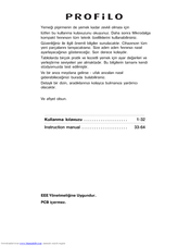 PROFILO MD1050 Instruction Manual