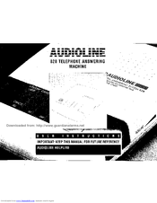 AUDIOLINE 828 User Instructions