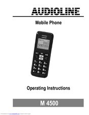 AUDIOLINE M 4500 Operating Instructions Manual