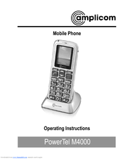 Amplicom POWERTEL M 4000 Operating Instructions Manual