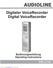 AUDIOLINE VR-C10 Operating Instructions Manual