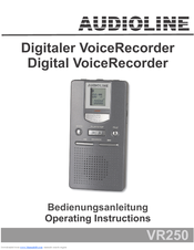 AUDIOLINE VR250 Operating Instructions Manual