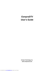 COMPRO COMPRODTV User Manual