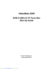 COMPRO VideoMate S500 Manual