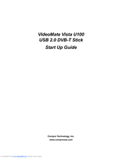 COMPRO U100 - START UP GUIDE Manual