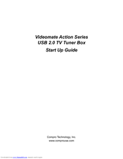 COMPRO U700 - START UP GUIDE Manual