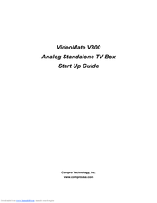 COMPRO VideoMate V300 Manual