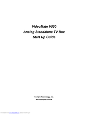 COMPRO VideoMate V550 Manual