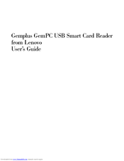 Lenovo 41N3040 - Gemplus GemPC USB Smart Card Reader User Manual