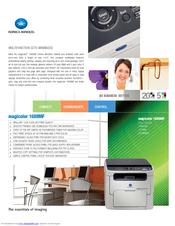 Konica Minolta A0HF011 Specifications