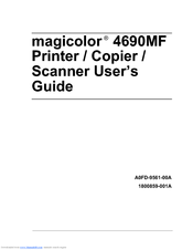 Konica Minolta A0FD011 User Manual