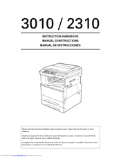 Kyocera 2310 Instruction Handbook Manual