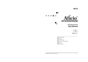 Ricoh 412421K1 - Aficio 2016 B/W Laser Copy Reference Manual