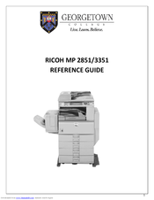 Ricoh Aficio Mp 3351 Manuals Manualslib