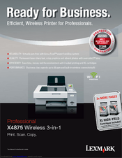 lexmark x4650 wireless setup utility
