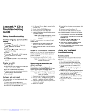 Lexmark 340n - X B/W Laser Troubleshooting Manual