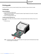 Lexmark 21J0311 - Laser Multifunction Printer Printing Manual