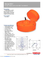 SIMRAD KSV-203665 Datasheet