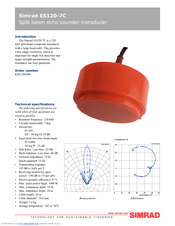 SIMRAD KSV-204580 Datasheet