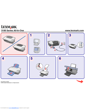 Lexmark 3150 - P Color Inkjet Setup Sheet