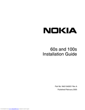 Nokia 60s Installation Manual