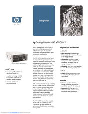 HP StorageWorks NAS e7000 v2 Specifications