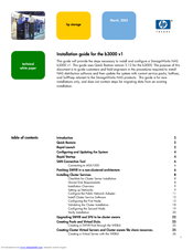 Compaq 230050-001 - StorageWorks NAS B3000 Model N900 Server Installation Manual