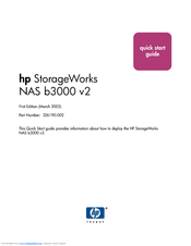 Compaq StorageWorks b3000 v2 Quick Start Manual