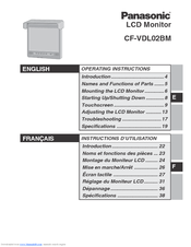 Panasonic Toughbook CF-VDL02BM Operating Instructions Manual