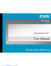 D-Link ShareCenter Pro DNS-1200-05 User Manual