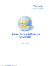 ACRONIS Backup & Recovery Server OEM User Manual