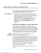 HP SureStore J4150A Firmware Release Notes