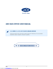 Lacie 4big Rack Office User Manual