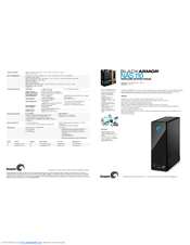 Seagate ST310005MNA10G-RK - BlackArmor 1 TB NAS 110 Centralized Network Attached Storage Server Datasheet