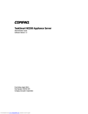 Compaq TaskSmart W2200 Administration Manual